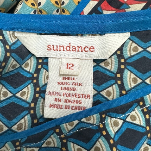 Sundance Silk Shift Dress size 12 - Picture 6 of 11